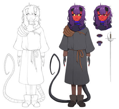 D&amp;D character reference WIP