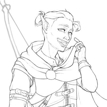 D&amp;D character sketching