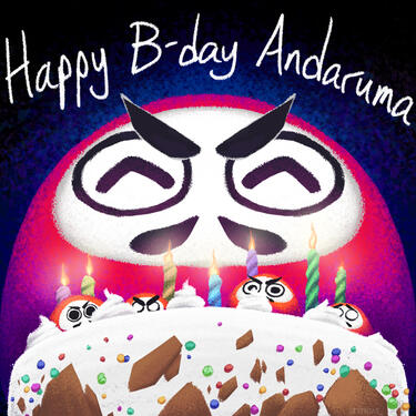 Andaruma birthday gift